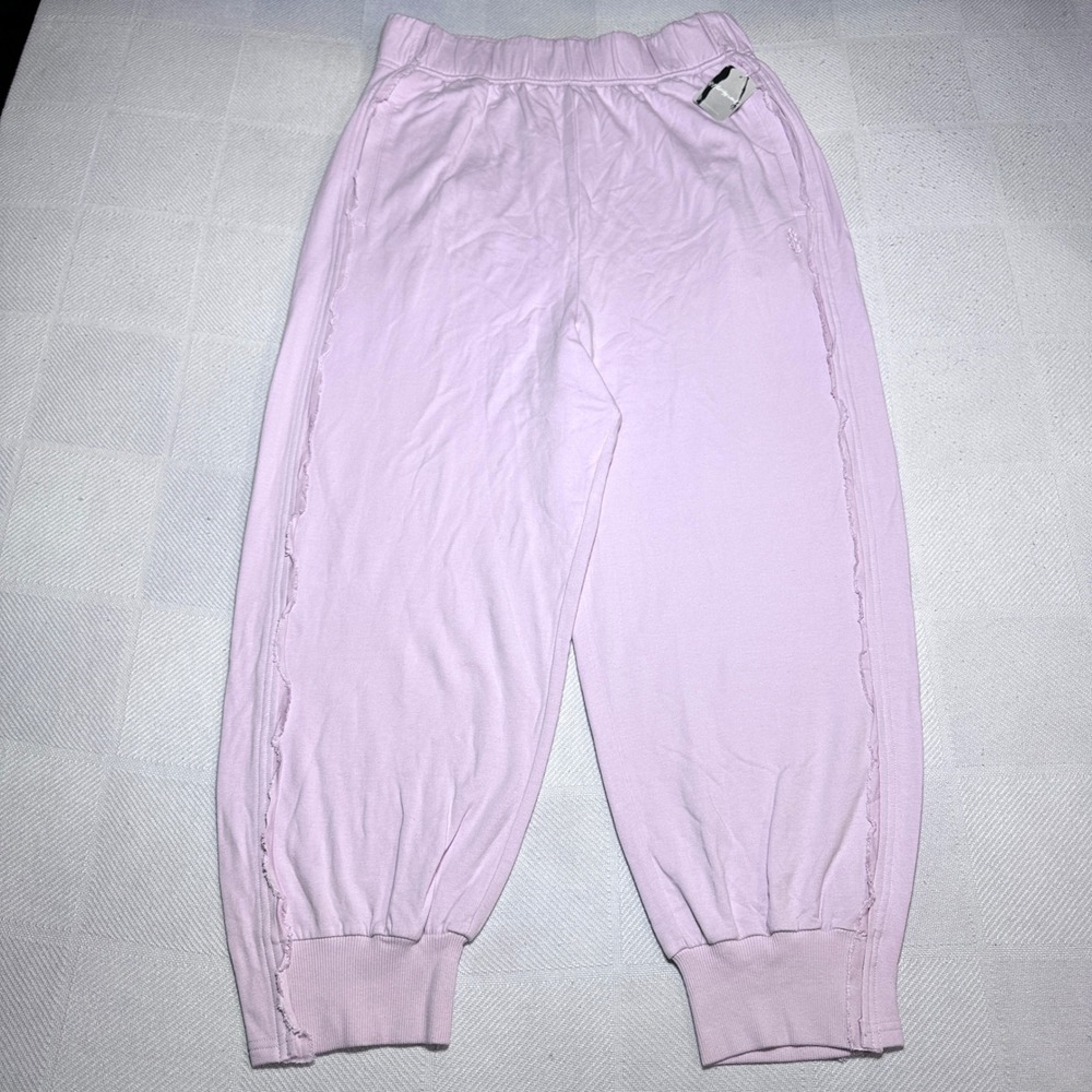 NEW Free People Where the Wind Blows Jogger Women Large Powdered Lavender Danceβ